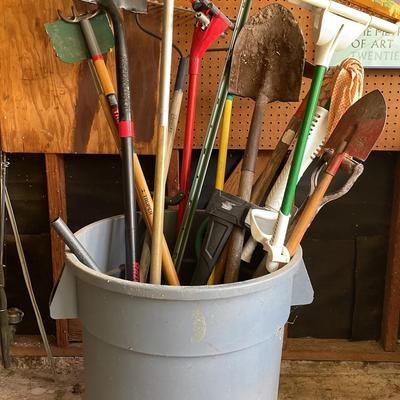 Garden Tools, Rakes, Shovels, Axe And More
