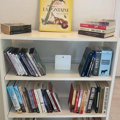 Books, DVDs and Bookshelf