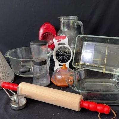 Slicer, Pyrex, Rolling Pin and More