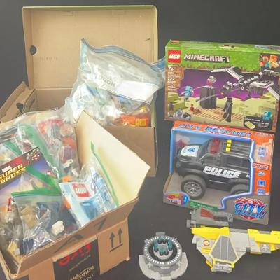 Legos Marvel and Minecraft