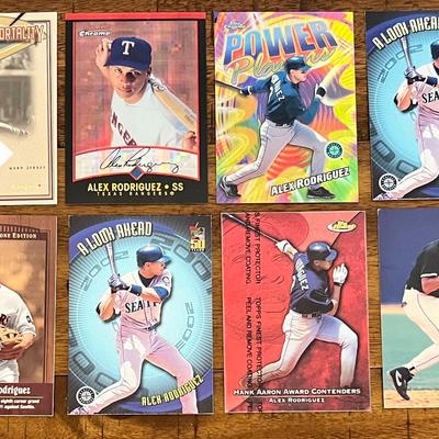 8 Collectible Alex Rodriguez Baseball Cards, Relic, #3