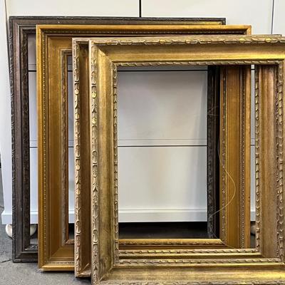 Four Large Ornate Wooden Frames