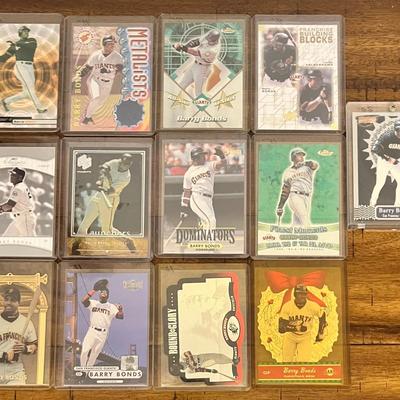 13 Collectible Barry Bonds Baseball Cards, #1