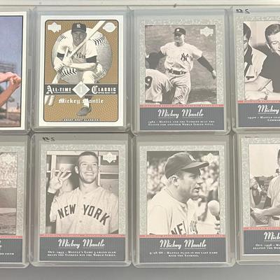 8 Collectible Mickey Mantle Baseball Cards, #1