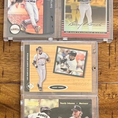 4 Collectible Barry Bonds Baseball Cards, #2