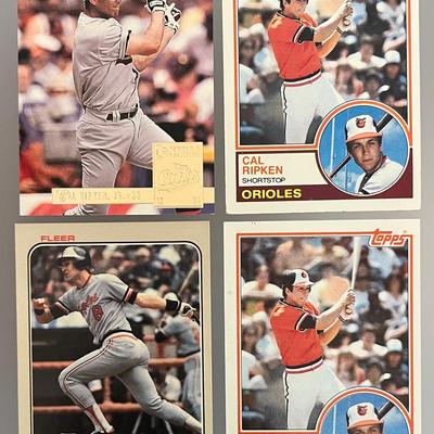 4 Collectible Cal Ripken Jr. Baseball Cards