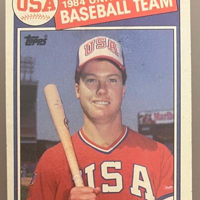 Collectible Mark McGwire Rookie Baseball Card