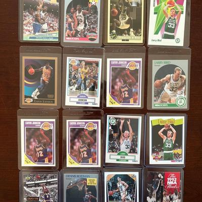 Vintage Basketball Cards. Shaq, David Robinson Rookies. Kobe, Magic, Bird, and More