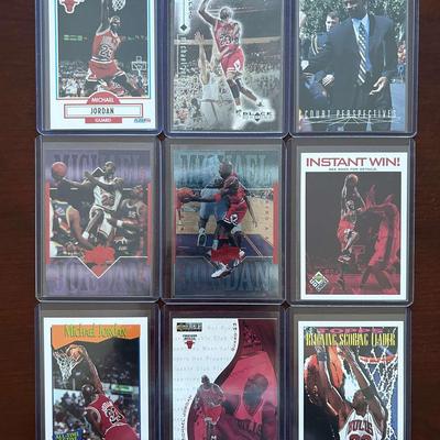 Michael Jordan Basketball Card Lot. 1990 Fleer, Black Diamond, and More