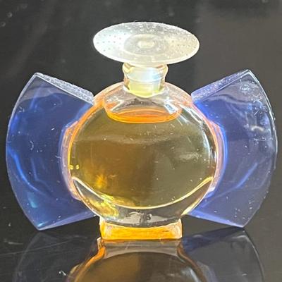 Lalique Crystal Perfume Bottle with Lalique Perfume