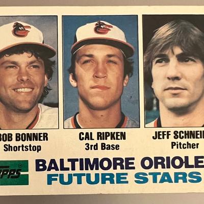 1982 Topps Cal Ripken Jr. Rookie Card