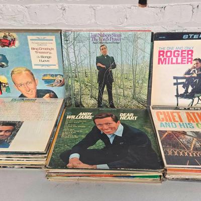 Collection Of Vintage Albums Includes Bing Crosby, Jim Nabors, Roger Miller and More.#4