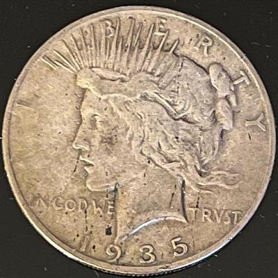 1935-D Peace Silver Dollar