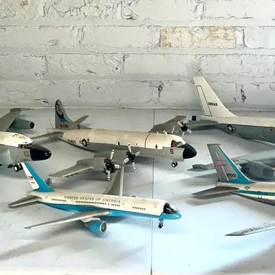 Plane Models with Prior Air Force One, RC-135V/W Rivet Joint Aircraft, Lockheed P-3 Orion and Others