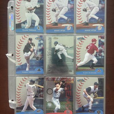 2000 Topps Finest Baseball Cards. Derek Jeter, Frank Thomas, Tony Gwynn, and More