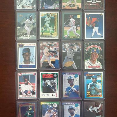 Ken Griffey Jr. Lot. Rookie Cards, Inserts, and More