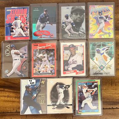 11 Collectible Sammy Sosa Baseball Cards, #1