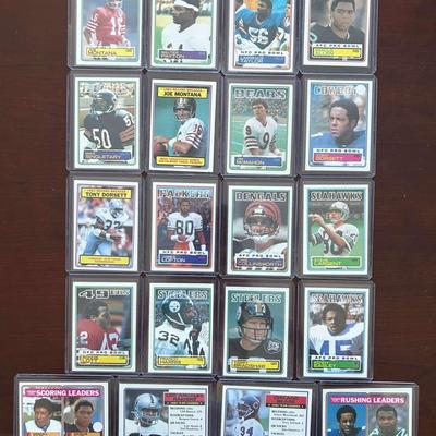 1983 Football Complete Set. Marcus Allen, Mike Singletary Rookies. Peyton, Montana, and More