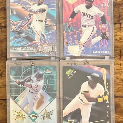 4 Collectible Barry Bonds Baseball Cards, #6