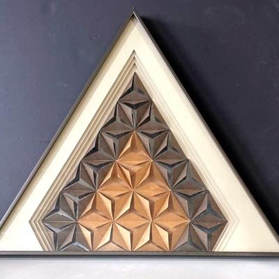 Vintage MCM Greg Copeland Three-DImensional Paper Wall Art