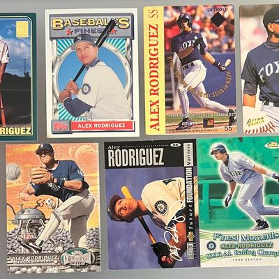 7 Collectible Alex Rodriguez Baseball Cards, #1