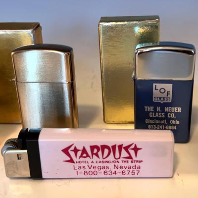 Vintage Advertising & Other Pocket Lighters (5)