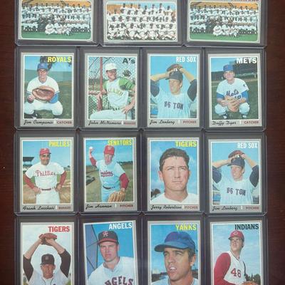 1970 Baseball Cards. High Number Cards.