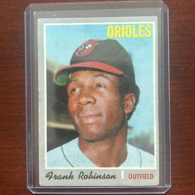 1970 Topps Baseball Card. Frank Robinson. High Number Card. Card Number 700