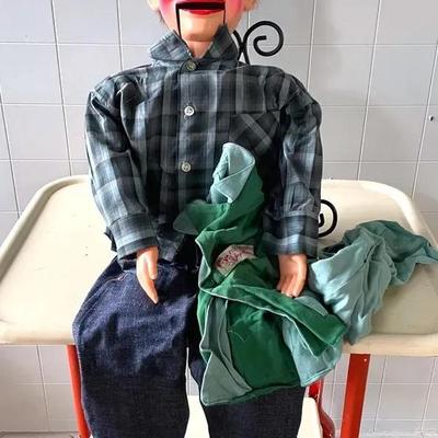 Vintage Jerry Mahoney Ventriloquist Doll
