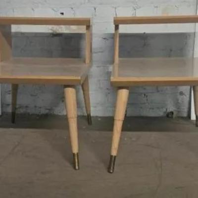 1960s Mid Century Modern End Tables