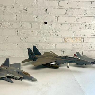 Fighter Jet Models Lockheed-Martin F-35 Lightning II, F-15E Strike Eagle, F-22 Raptor and More