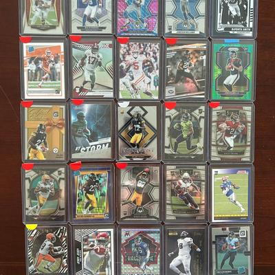 Football Rookie Cards. Joe Burrow, Tee Higgins, Breece Hall, Jameson Williams, and More