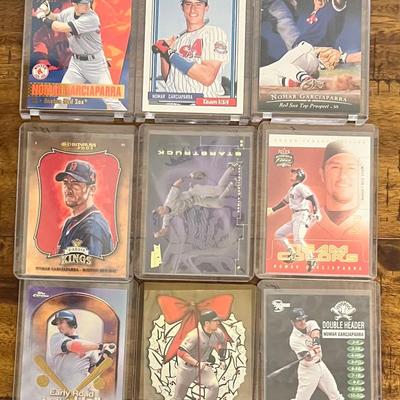 9 Collectible Nomar Garciaparra Baseball Cards, Rookie, #1