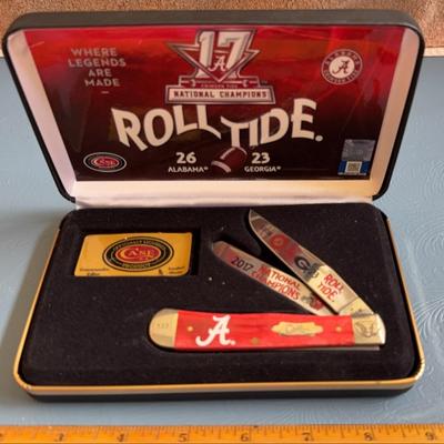 University Of Alabama 2017 National Champions Case Knife Collectors Series