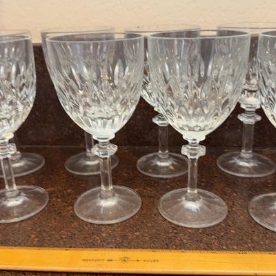 Set Of 8 Waterford Wine Glasses