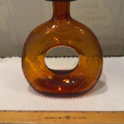 Amber Decanter Glass