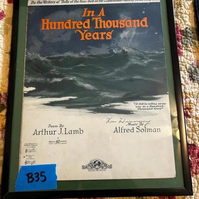 In A Hundred Thousand Years Music Sheet Picture