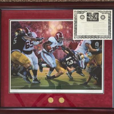 “Crimson Dynasty “By Danielle Moore Sogned And Numbered 530 With Certificate Of Limited Edition