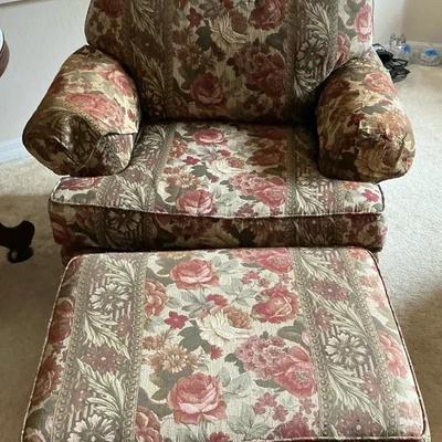 Decorative Floral Chair