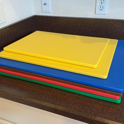 Set Of Six Polymer Boards  4- 24 X 18, One Is 20 X 15, 1 Is 12 X 18