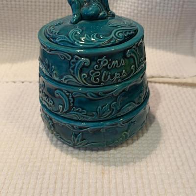 Three Piece Ceramic Organizer 