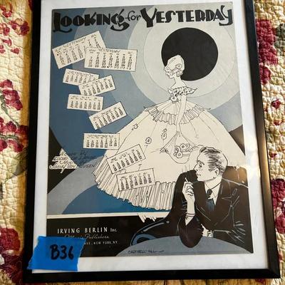 Looking For Yesterday Music Sheet Picture