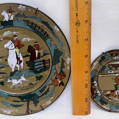 Buffalo Pottery Deldare Ware 1908 Plate Lot Of 2 Plates