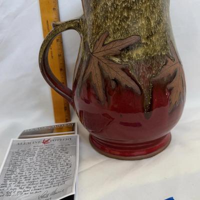 Allewine Pottery Autumn Pitcher