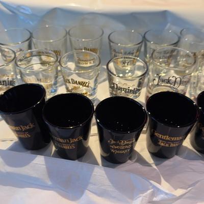 19 Jack Daniel’s Shot Glasses 