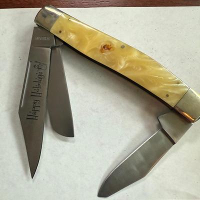 Schrade Large Folding Knife 8”” Long Closed