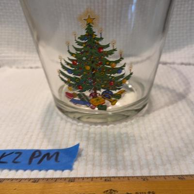 Christmas Glass Container