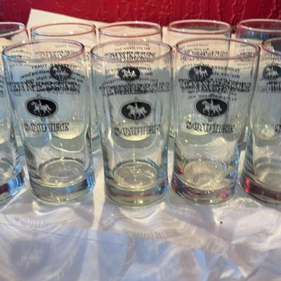 10 Tennessee Squire Tall Drink Glasses