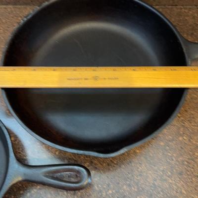 Set Of Two Cast-Iron Skillets