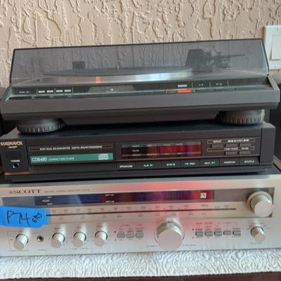 Scott Receiver, Magnavox Cd Player, On KYo Turntable
